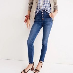 Madewell 10” high riser skinny skinny